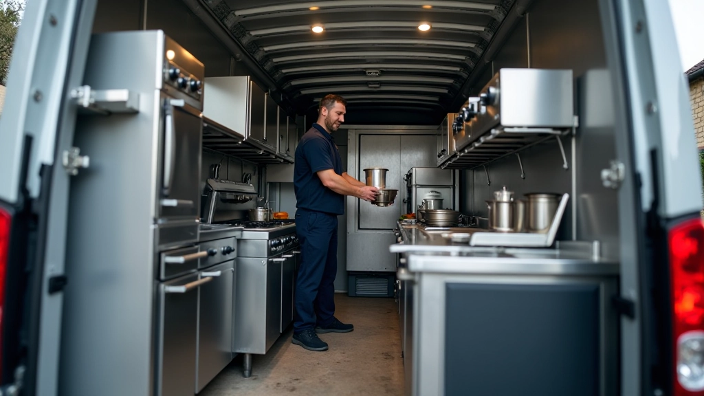 Catering equipment delivery and setup